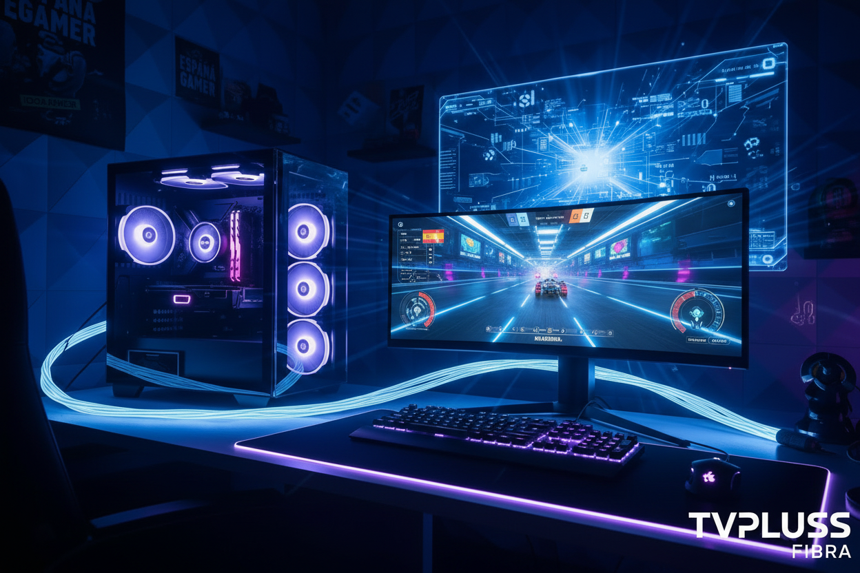 Fibra simétrica para gaming: qué es y por qué importa
