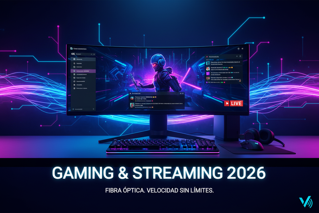 ¿Cuál es la mejor tarifa de fibra para gaming y streaming en 2026?