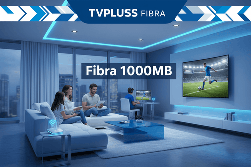 Pack Fibra 1000MB + Móvil Ilimitado + TV – TVPLUSS FIBRA